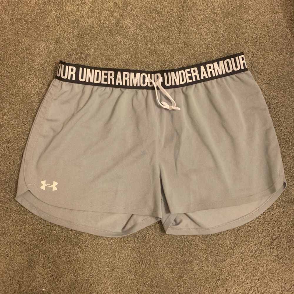 Light grey Under Armor shorts